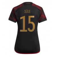 Deutschland Niklas Sule #15 Fußballbekleidung Auswärtstrikot Damen WM 2022 Kurzarm